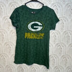 Green Bay Packers Womens Team Apparel 1st & Fashion Collection T Shirt Size L